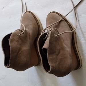 BCBGeneration Wedge Tan Women Lace Booties|Size 8.5M ( EU Size 38.5)